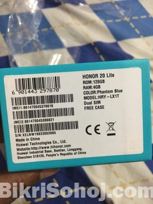 Huawei Honor 20 lite (brand new)